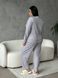 Серая пижама PLUS SIZE из микрофлиса DO4308/2 фото 7