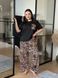 Жіноча піжама PLUS SIZE з леопардовим принтом DO3621/1 фото 1