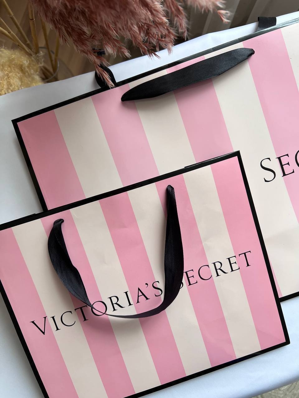 Подарунковий пакет Victoria's Secret великий 41*30*15 DOM_VS_41 фото