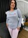 Затишна піжама домашній костюм PLUS SIZE DO2773 фото 12