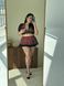 Ролевой комплект студентки PLUS SIZE в клетку DO4075 фото 2