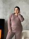 Тепла жіноча піжама PLUS SIZE з мікрофлісу DO3920 фото 4