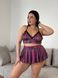 Фиолетовый ролевой комплект студентки PLUS SIZE DO3255 фото 10