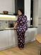Піжама PLUS SIZE чорна у сердечко з сорочкою та штанами DO3634 фото 10