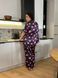 Піжама PLUS SIZE чорна у сердечко з сорочкою та штанами DO3634 фото 15