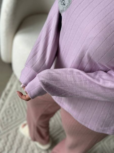 Комфортна та приємна до тіла піжама в розмірі PLUS SIZE DO3401 фото