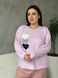 Комфортна та приємна до тіла піжама в розмірі PLUS SIZE DO3401 фото 1