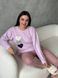 Комфортна та приємна до тіла піжама в розмірі PLUS SIZE DO3401 фото 3