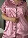 Рожева піжама в сердечко PLUS SIZE сорочка з шортами DO3643 фото 6