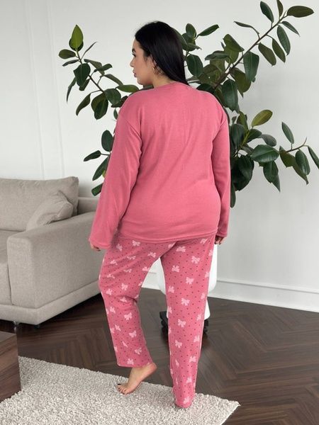 М&rsquo;яка, затишна та ідеальна піжама PLUS SIZE DO3891/1 фото
