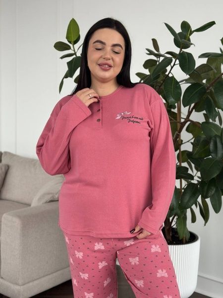 М&rsquo;яка, затишна та ідеальна піжама PLUS SIZE DO3891/1 фото
