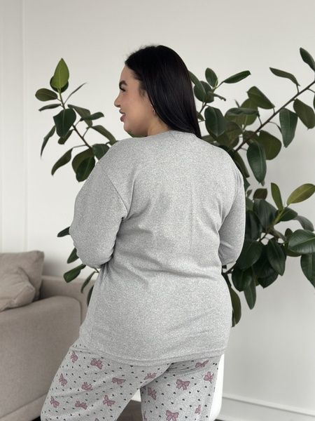 М&rsquo;яка, затишна та ідеальна піжама PLUS SIZE DO3891/2 фото
