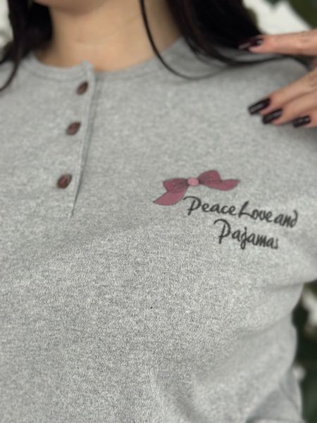 М&rsquo;яка, затишна та ідеальна піжама PLUS SIZE DO3891/2 фото