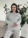 М&rsquo;яка, затишна та ідеальна піжама PLUS SIZE DO3891/2 фото 6