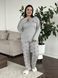 М&rsquo;яка, затишна та ідеальна піжама PLUS SIZE DO3891/2 фото 5