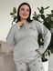 М&rsquo;яка, затишна та ідеальна піжама PLUS SIZE DO3891/2 фото 18